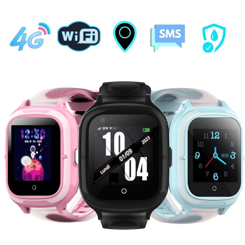 Montre Enfant GPS Tracker 4G Wi-Fi Sécurité - Foivo