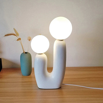 Lampe Cactus Déco Chic En Résine