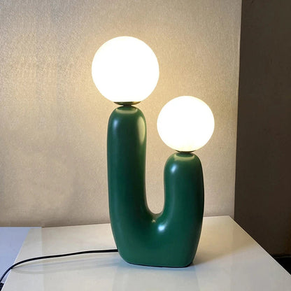 Lampe Cactus Déco Chic En Résine
