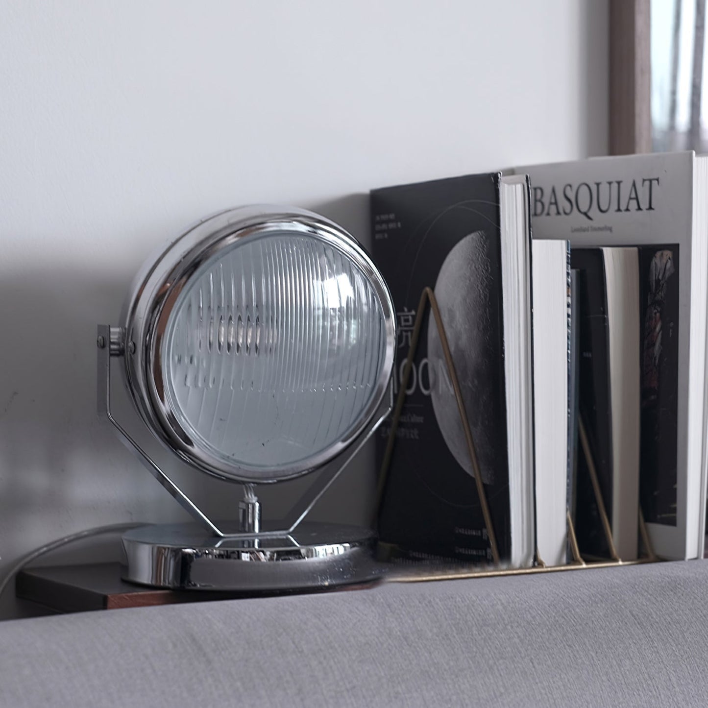 Lampe de Bureau LED Chic | Style Minimaliste en Verre et Métal
