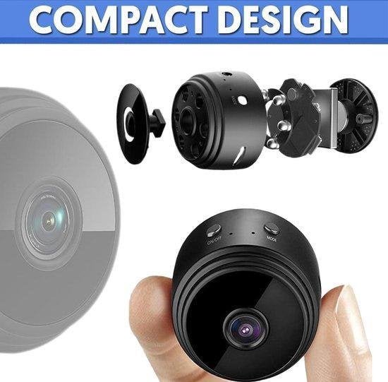 Caméra de Surveillance WiFi HD 1080p Vision Nocturne Unisexe