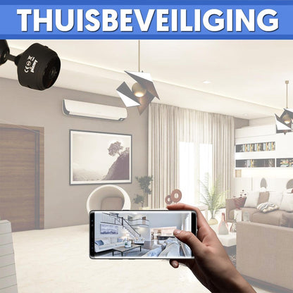Caméra de Surveillance WiFi HD 1080p Vision Nocturne Unisexe