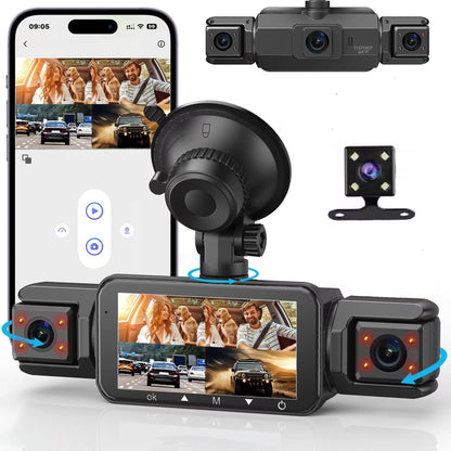Caméra de recul voiture avec écran Vision nocturne et connexion WiFi - Foivo
