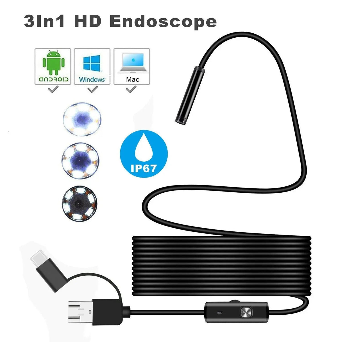 Caméra Endoscopique Mobile pour Inspection 2