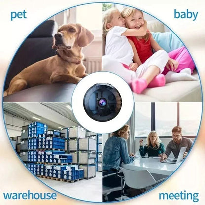 Caméra de Surveillance Mini WiFi 1080P HD Discrète pour Maison et Bureau 6