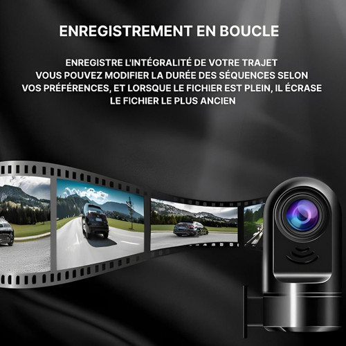 Caméra de tableau de bord intelligente avec surveillance avancée 7