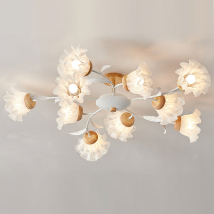 Luminaire Suspendu Fleur Délicat | Décoration Intérieure Chic et Végétal