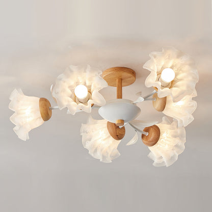 Luminaire Suspendu Fleur Délicat | Décoration Intérieure Chic et Végétal