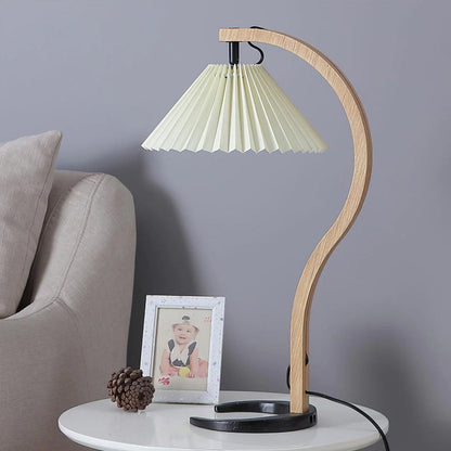 Lampe de Table en Bois Massif | Éclairage Chaleureux et Décoration Rustique