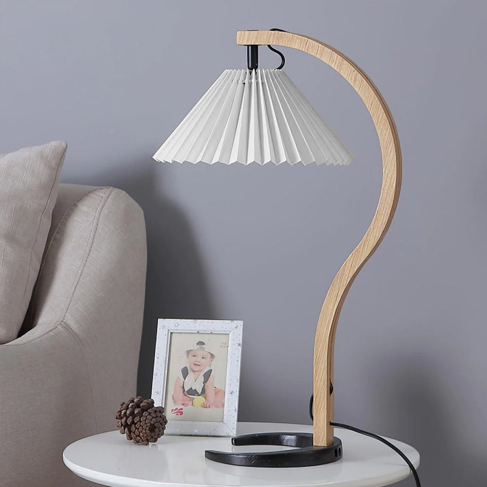 Lampe de Table en Bois Massif | Éclairage Chaleureux et Décoration Rustique