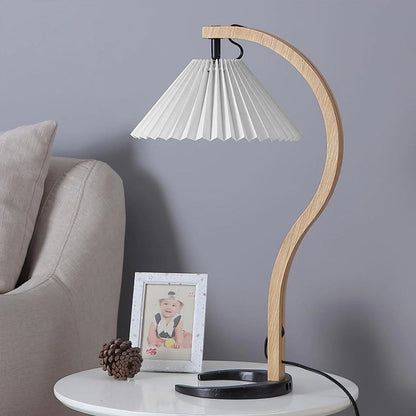 Lampe de Table en Bois Massif | Éclairage Chaleureux et Décoration Rustique