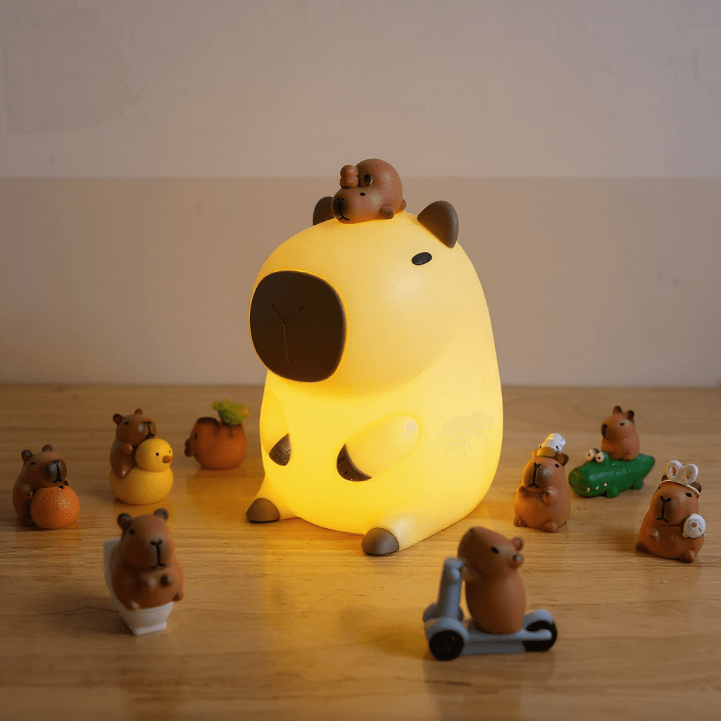 Lampe de Nuit en Silicone Réglable pour Ambiance Relaxante