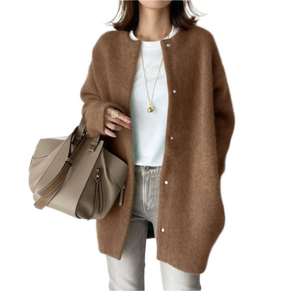 Cardigan Femme Oversize Boutonné