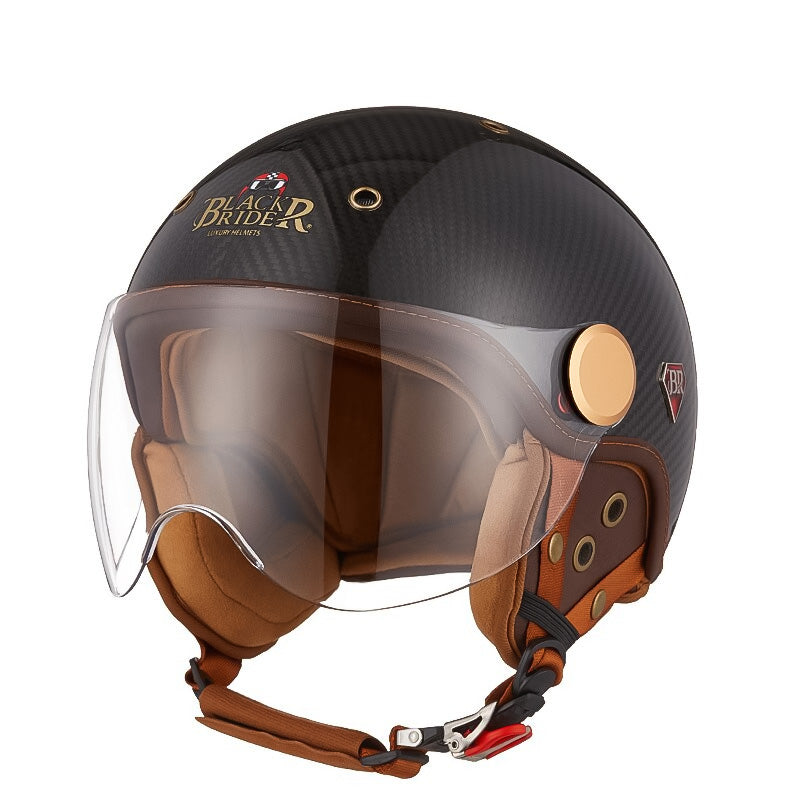 Casque Moto Léger et Sécurisé en Carbone - Foivo