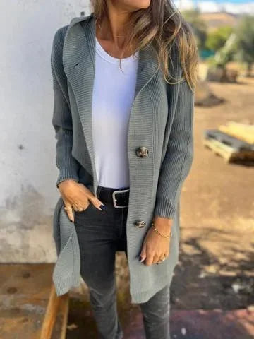 Cardigan Femme Tricot Ouvert Style Classique Polyvalent 4