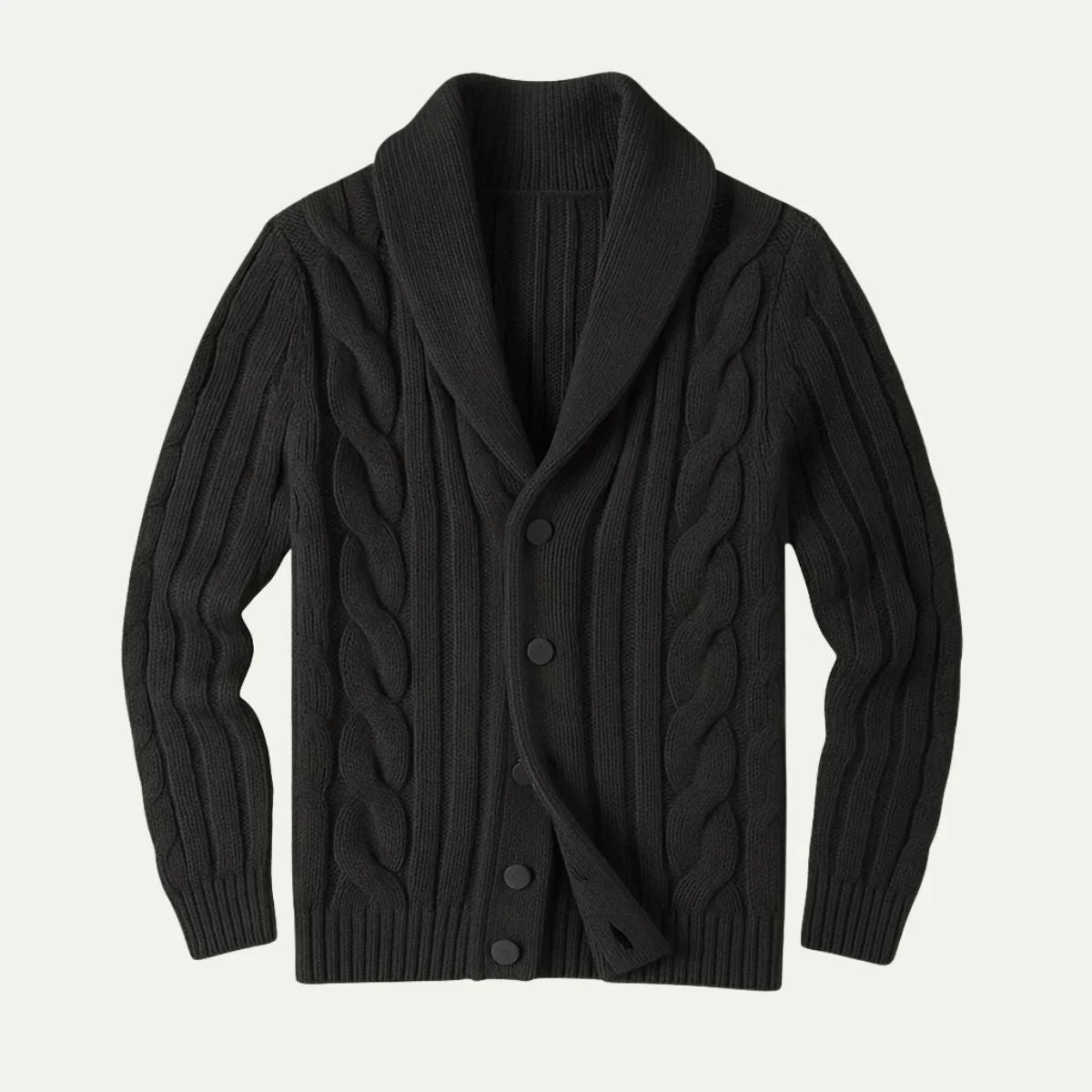 Cardigan Homme en Laine Ajusté pour un Style Décontracté et Élégant 3