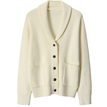 Cardigan pour Hommes à Col Châle Tricoté 3