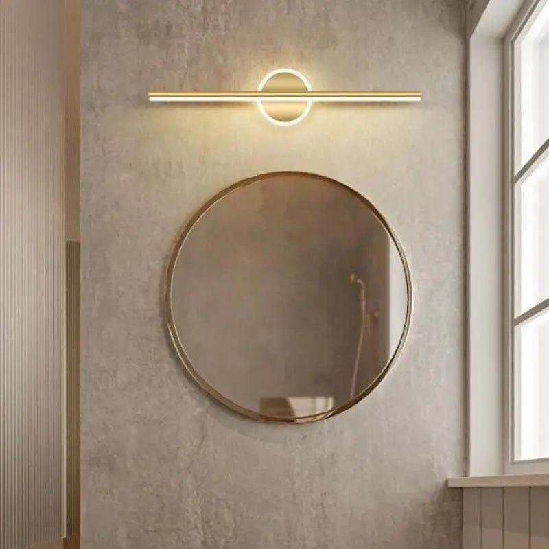 Lampe Murale LED Élégante Dorée & Noire