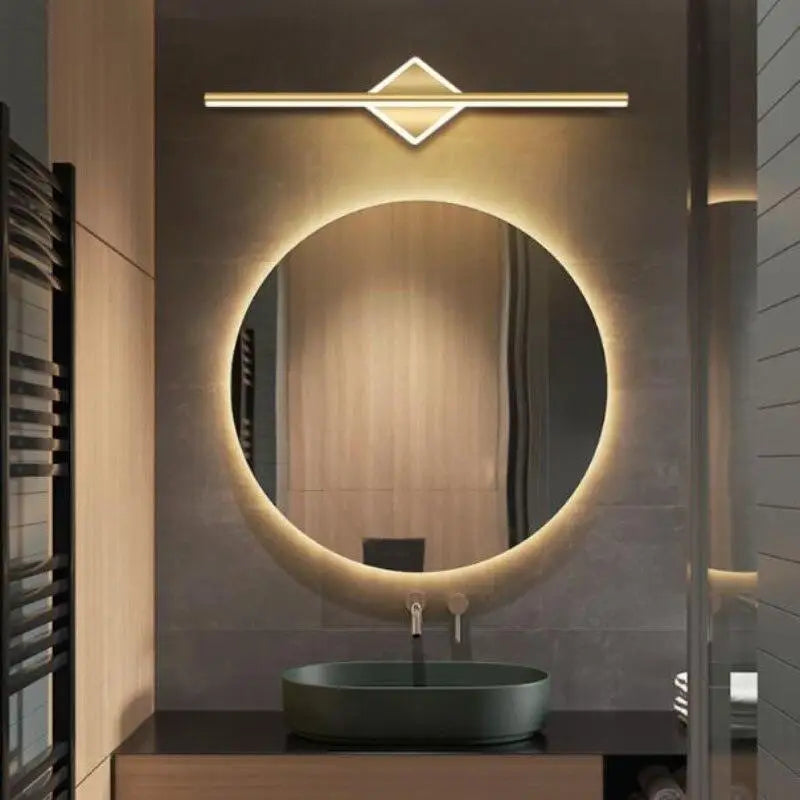 Lampe Murale LED Élégante Dorée & Noire - blxckfr