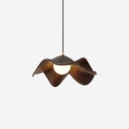 Lampe Suspendue Élégante Lotus Métal et Résine