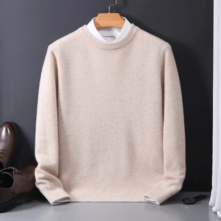 Pull Homme Cashmere Doux Élégant Classique