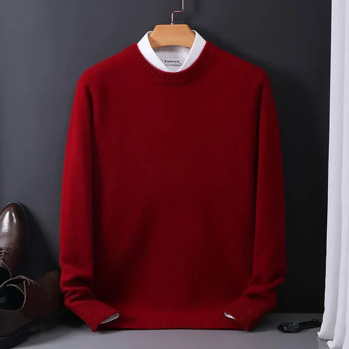 Pull Homme Cashmere Doux Élégant Classique