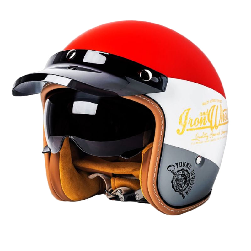 Casque Moto Unisexe Design Classique Intégral - Foivo