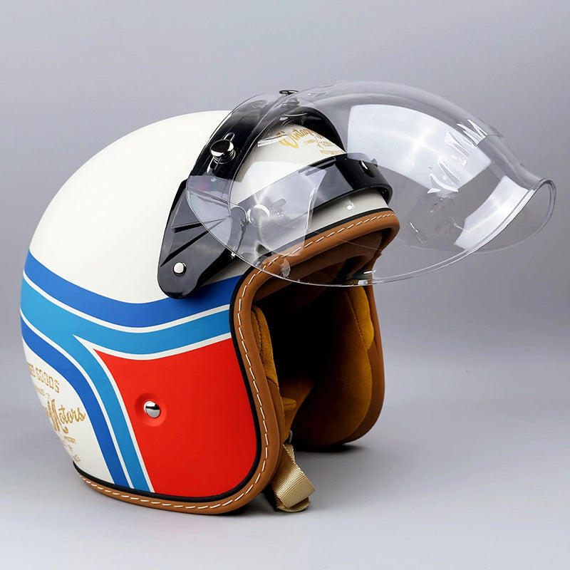 Casque de Moto Unisexe Design Classique 2