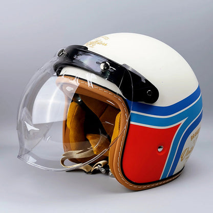 Casque de Moto Unisexe Design Classique 3