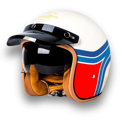 Casque de Moto Unisexe Design Classique 6