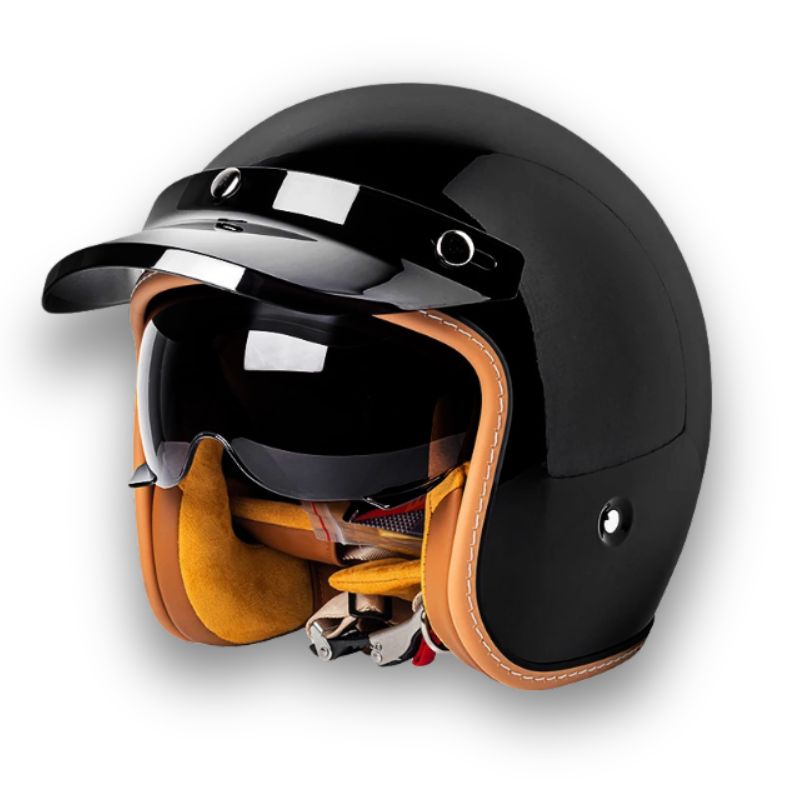 Casque de Moto Unisexe Design Classique 7