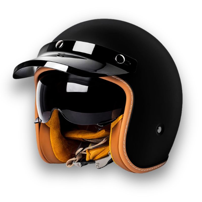 Casque de Moto Unisexe Design Classique 8