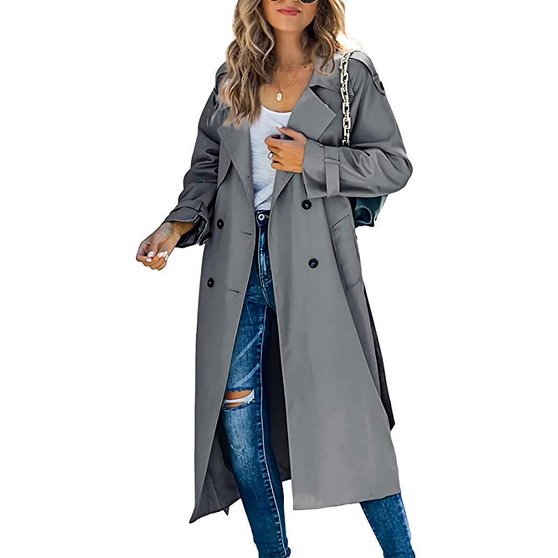 Manteau Long Femme Classique et Chic