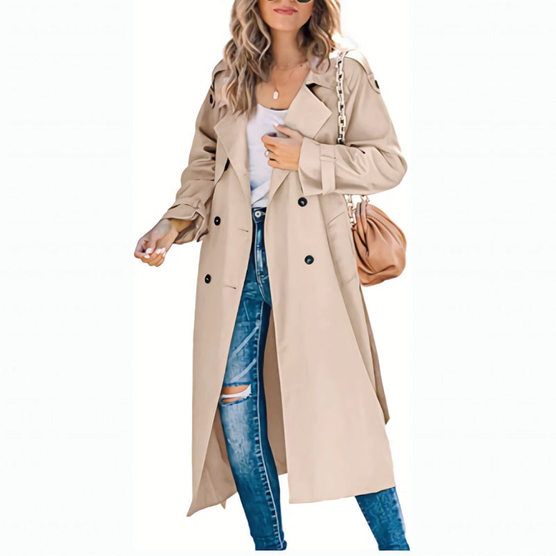Manteau Long Femme Classique et Chic