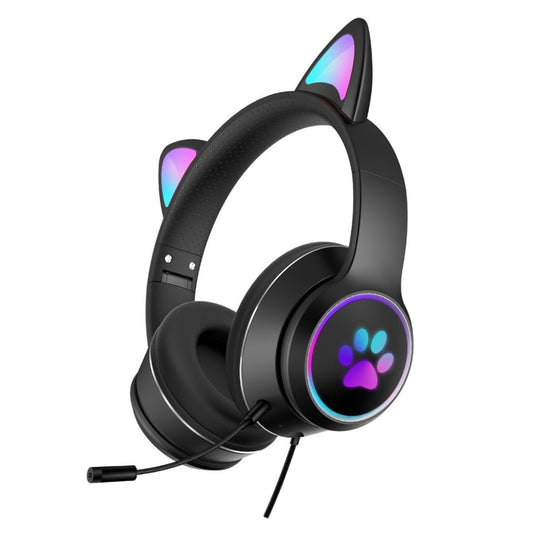 Casque Bluetooth Réglable avec Lumières Colorées et Micro Flexible - Foivo