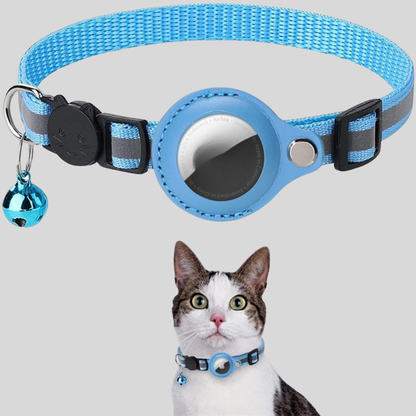 Collier GPS Réfléchissant Sécurité Chat
