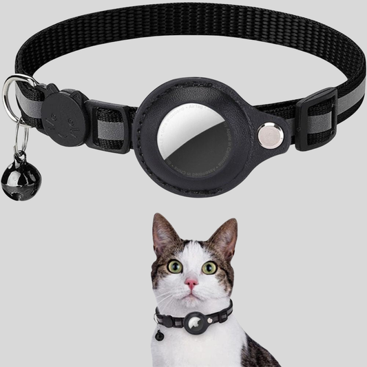 Collier GPS Réfléchissant Sécurité Chat - BlxckFR