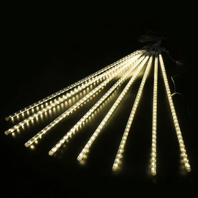 Lumières LED Cascade de Feu d'Artifice | Éclairage Enchantant Énergie Économique