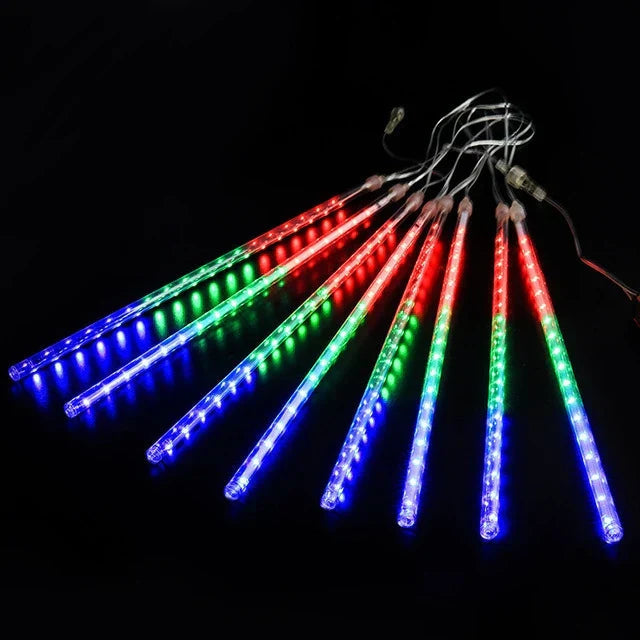 Lumières LED Cascade de Feu d'Artifice | Éclairage Enchantant Énergie Économique