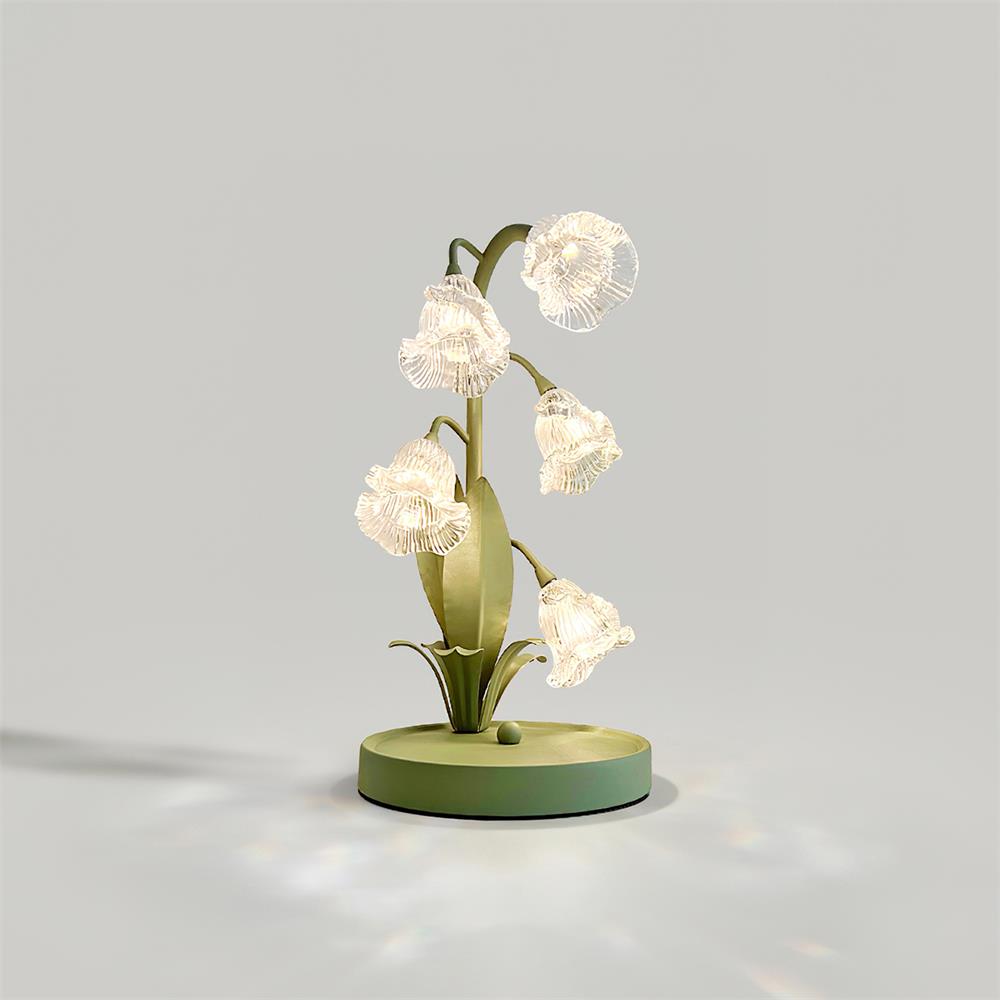 Lampe de Table Florale Élégante Décorative