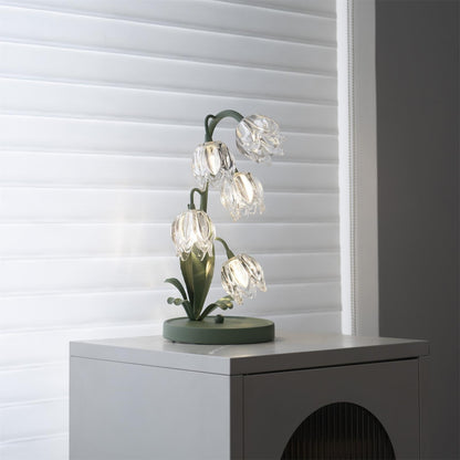 Lampe de Table Florale Élégante Décorative