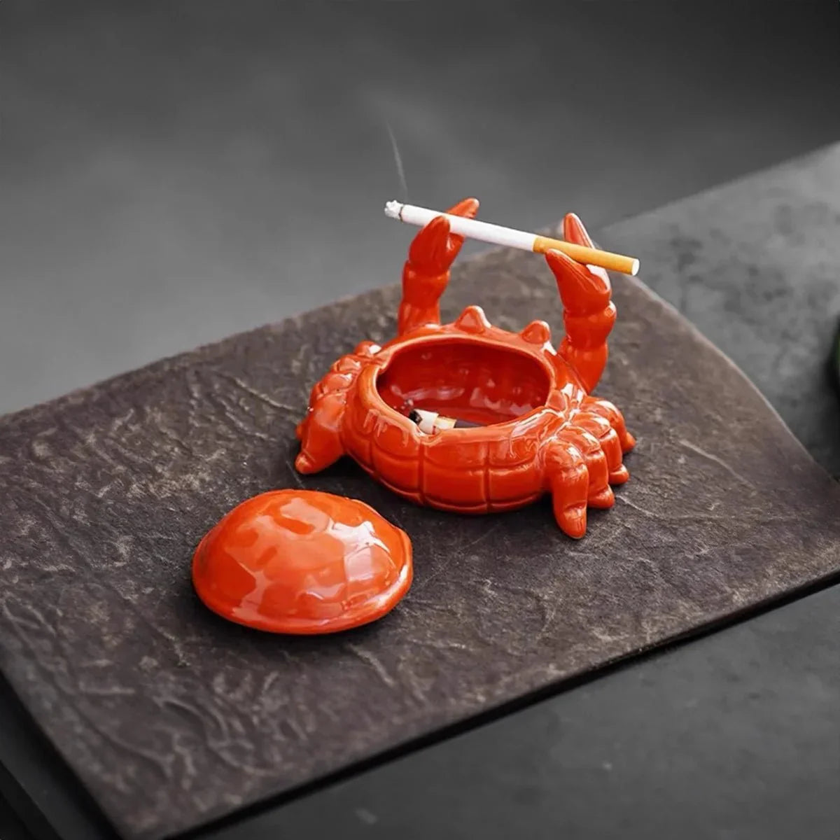 Cendrier Extérieur Design Crabe Unique pour Décoration Intérieure et Extérieure 4
