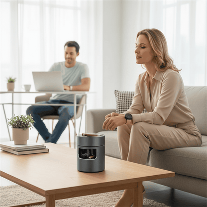 Cendrier Intelligent avec Purification d'Air USB pour Intérieur et Extérieur 2