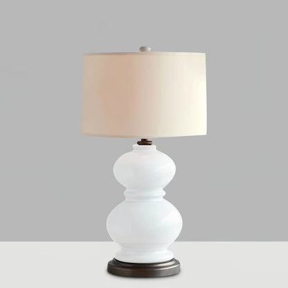 Lampe de Bureau en Porcelaine Élégante et Réglable