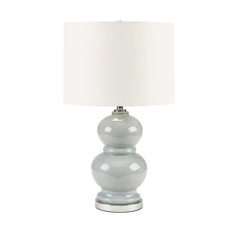 Lampe de Bureau en Porcelaine Élégante et Réglable