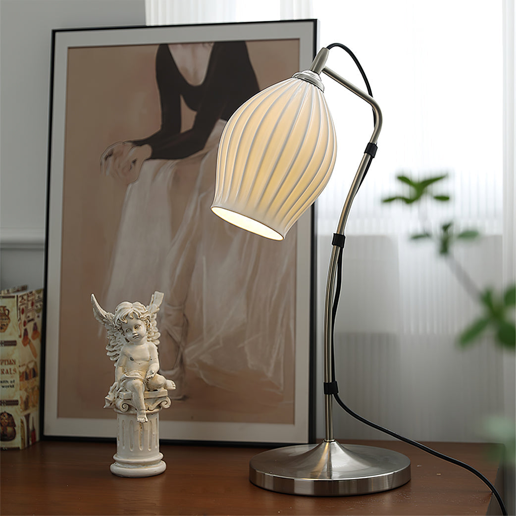 Lampe de Table Céramique Décorative Texturée