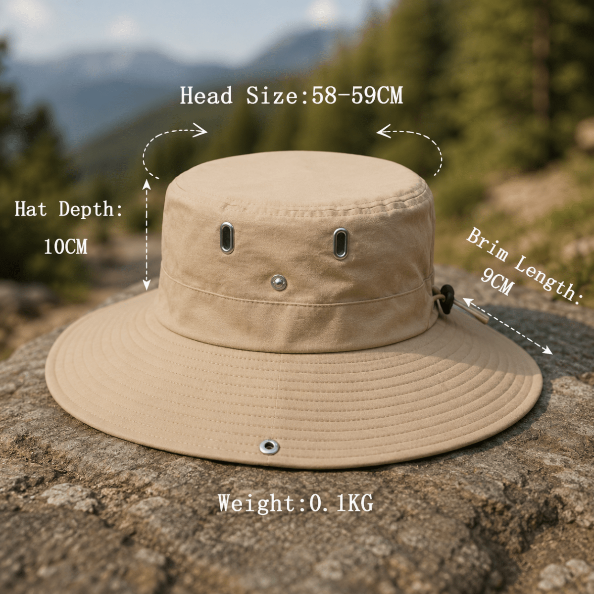 Chapeau d'Aventure Unisexe Polyvalent avec Protection UV 7