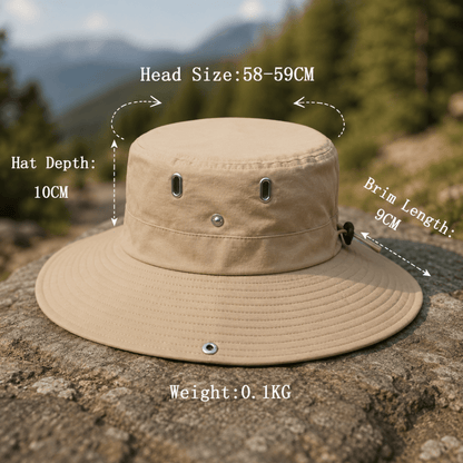 Chapeau d'Aventure Unisexe Polyvalent avec Protection UV 7