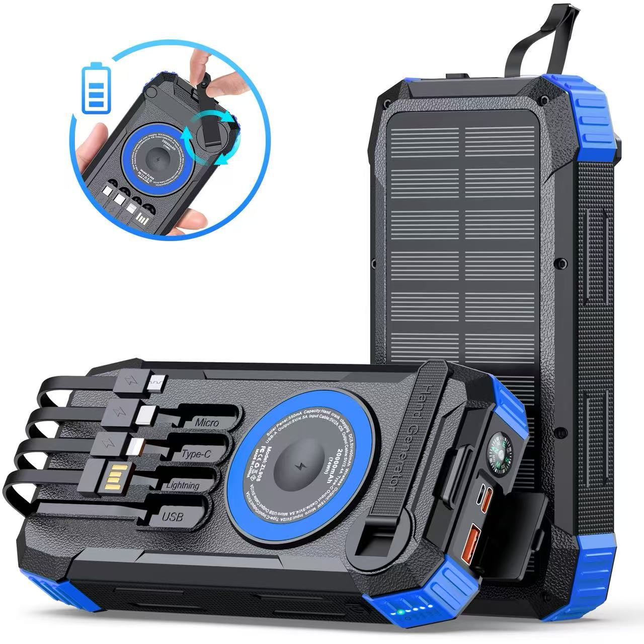 Chargeur Solaire Portable Rapide Unisexe Compact - Foivo