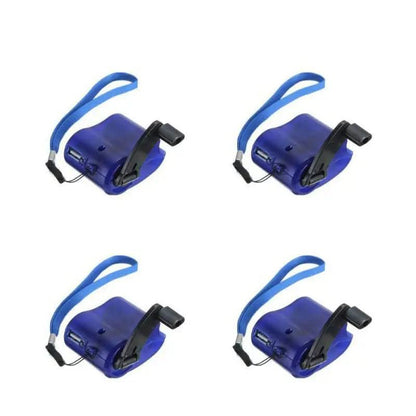 Chargeur d'Urgence Portable à Manivelle avec USB et LED 10